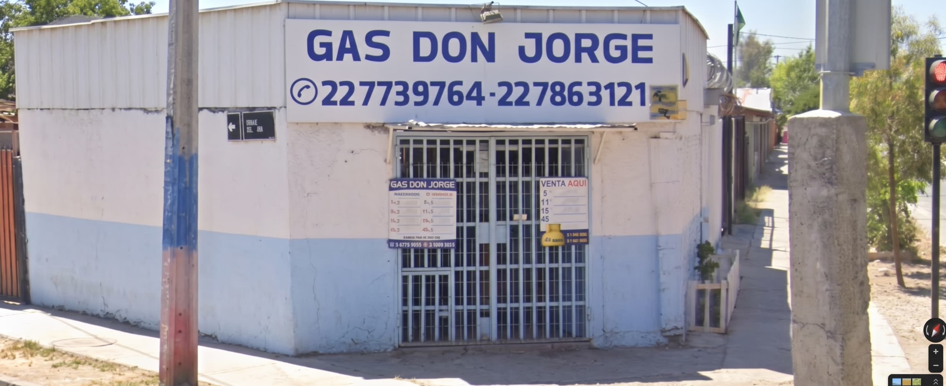 Fachada del local Gas Don Jorge en Brisas del Río 2601